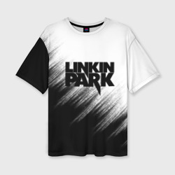 Женская футболка oversize 3D Linkin Park