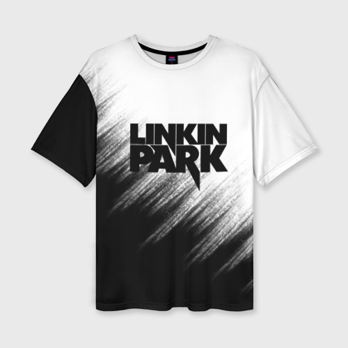 Женская футболка oversize 3D Linkin Park, цвет 3D печать