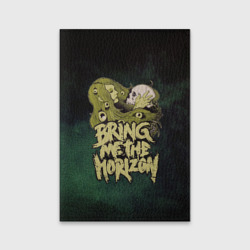 Обложка для паспорта матовая кожа Bring me the Horizon