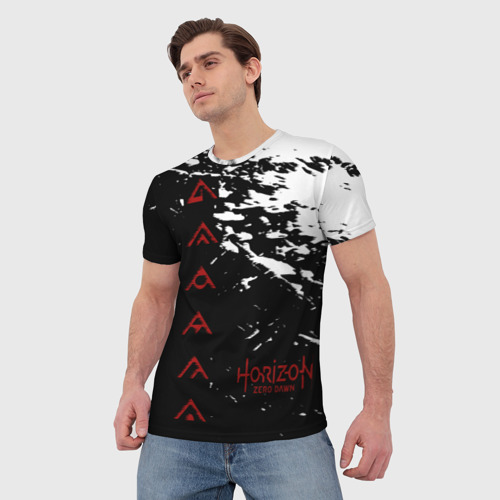 Мужская футболка 3D Horizon, цвет 3D печать - фото 3