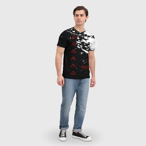 Мужская футболка 3D Horizon, цвет 3D печать - фото 5