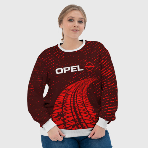 Женский свитшот 3D OPEL / Опель - фото 6