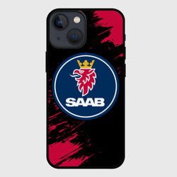 Чехол для iPhone 13 mini Saab Сааб