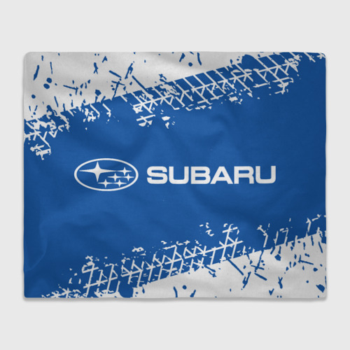 Плед 3D SUBARU / Субару, цвет 3D (велсофт)