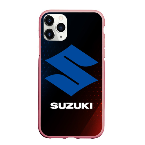 Чехол для iPhone 11 Pro Max матовый Suzuki Сузуки, цвет баблгам