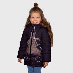 Зимняя куртка для девочек 3D Хомяк Боо и пыльные зайчики - фото 2