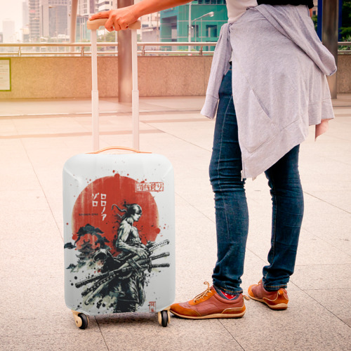 Чехол для чемодана 3D с принтом Самурай Ророно Зоро - One Piece - картинка 4 Чехол для чемодана 3D Самурай Ророно Зоро - One Piece - фото 4