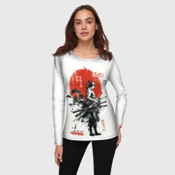 Женский лонгслив 3D Самурай Ророно Зоро - One Piece - фото 2