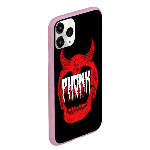 Чехол для iPhone 11 Pro Max матовый Phonk, цвет розовый - фото 3