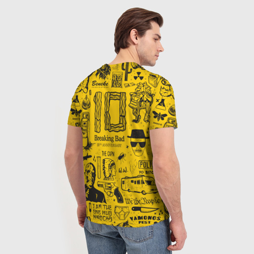 Мужская футболка 3D Во все тяжкие, цвет 3D печать - фото 4