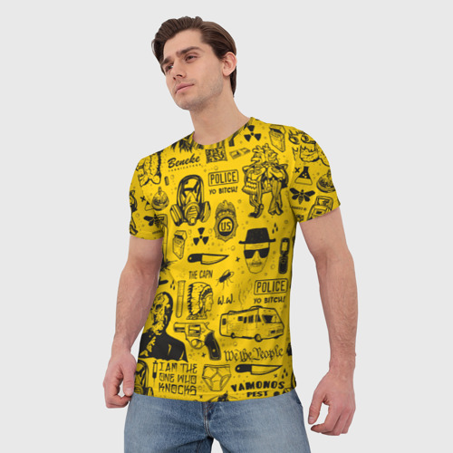 Мужская футболка 3D Во все тяжкие, цвет 3D печать - фото 3