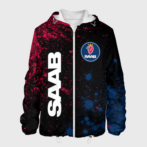 Мужская куртка 3D Saab Сааб, цвет 3D печать