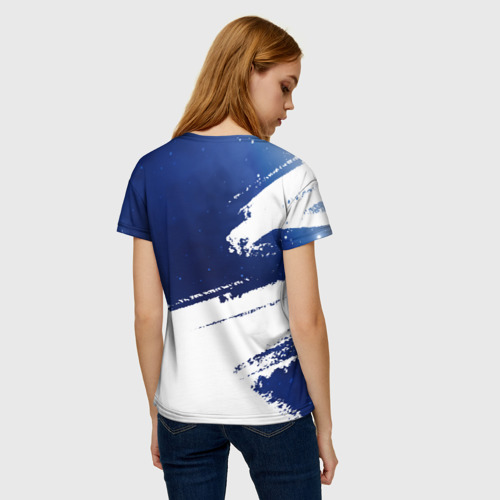 Женская футболка 3D с принтом TOTTENHAM HOTSPUR / Тоттенхэм, вид сзади #2