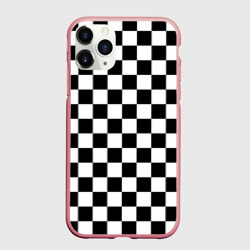 Чехол для iPhone 11 Pro матовый Шахматка