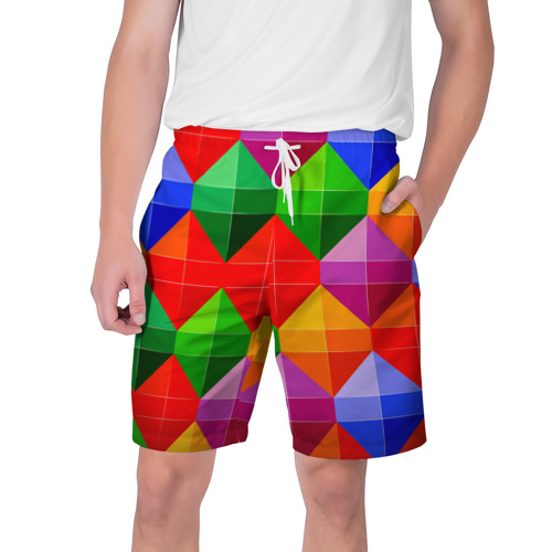 Мужские шорты 3D Цветные ромбы - купить по цене 2090 руб винтернет-магазине Всемайки, арт 2742281