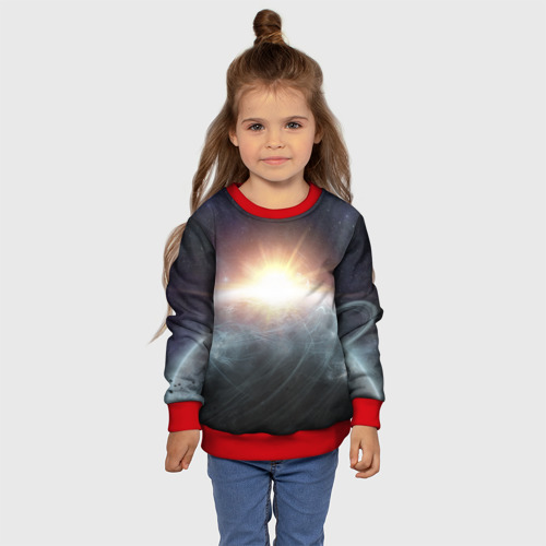 Детский свитшот 3D с принтом Космос, фото #4