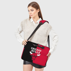 Сумка для ноутбука 3D Чикаго Буллз - фото 2