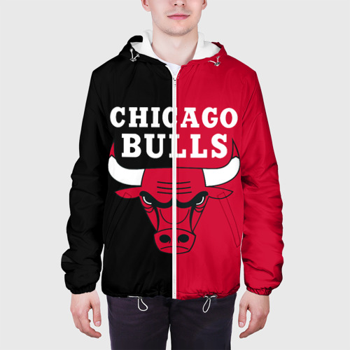 Мужская куртка 3D Чикаго Буллз, цвет 3D печать - фото 4
