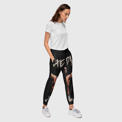Женские брюки 3D с принтом Нейт Диас, вид сбоку #3
