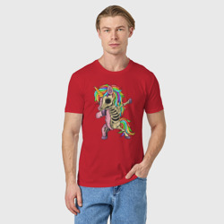 Мужская футболка хлопок Единорог зомби - фото 2