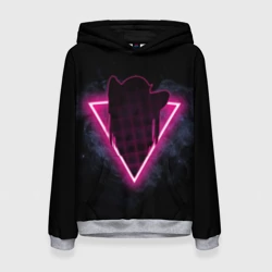 Женская толстовка 3D Zero Two Neon