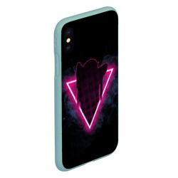 Чехол для iPhone XS Max матовый Zero Two Neon - фото 2