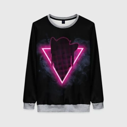 Женский свитшот 3D Zero Two Neon