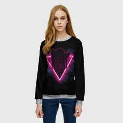 Женский свитшот 3D Zero Two Neon - фото 2