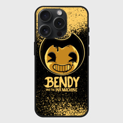 Чехол силиконовый для Apple iPhone 15 Pro матовый Bendy And The Ink Machine