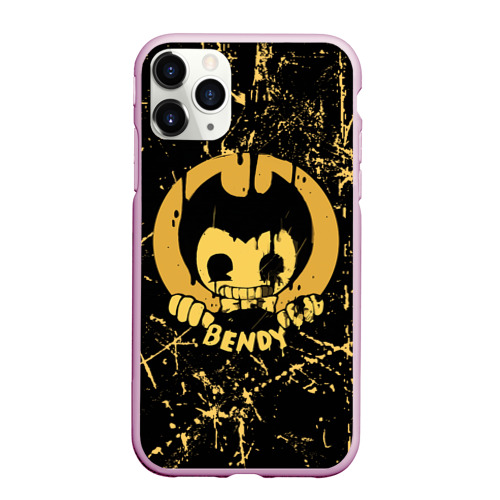 Чехол для iPhone 11 Pro Max матовый Bendy And The Ink Machine, цвет розовый