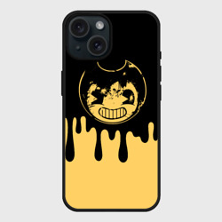 Чехол силиконовый для Apple iPhone 15 матовый Bendy And The Ink Machine