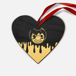 Деревянная игрушка Сердце Bendy And The Ink Machine