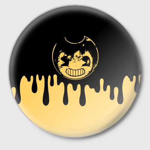 Значок Bendy And The Ink Machine, цвет белый