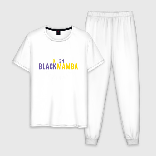 Мужская пижама хлопок Black Mamba, цвет белый