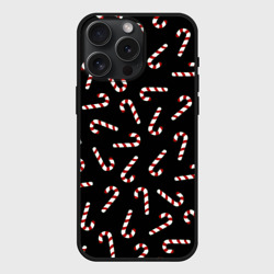 Чехол силиконовый для Apple iPhone 15 Pro Мax матовый Christmas Candy