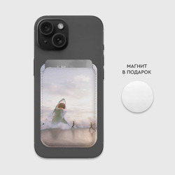 Картхолдер Magsafe магнитный Мегалодон - фото 2