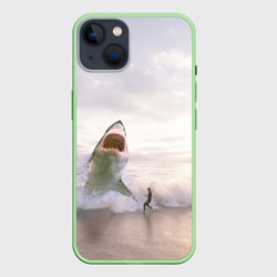 Чехол для iPhone 14 Мегалодон