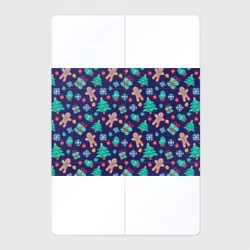 Магнитный плакат 2Х3 Новый год с прянями паттерн