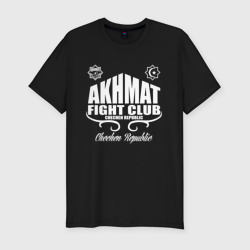 Мужская футболка хлопок Slim Fight club Akhmat