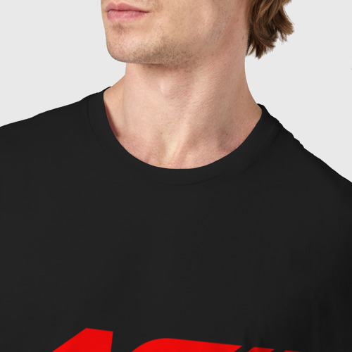 Мужская футболка хлопок ACA Absolute Championship Akhmat, цвет черный - фото 6