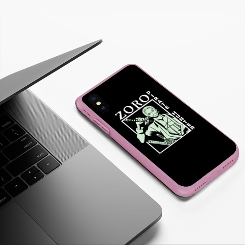 Чехол для iPhone XS Max матовый с принтом Зоро Ван пис, фото #5