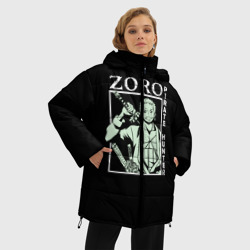 Женская зимняя куртка Oversize Зоро Ван пис - фото 2