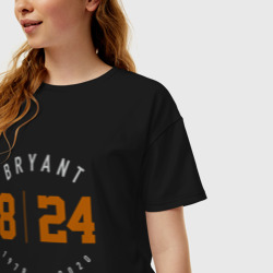 Женская футболка хлопок Oversize Kobe Bryant - фото 2