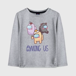 Детский лонгслив хлопок Among Us