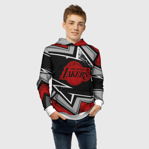 Детская толстовка 3D LA Lakers red - фото 6