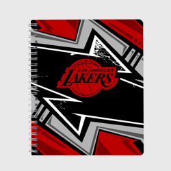 Тетрадь LA Lakers red