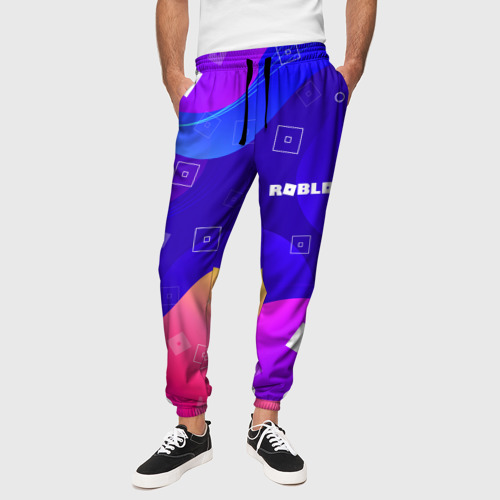 Мужские брюки 3D с принтом ROBLOX, вид сбоку #3