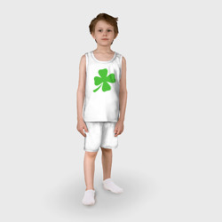 Детская пижама с шортами хлопок Клевер на удачу - фото 2