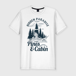 Мужская футболка хлопок Slim Hidden Paradise