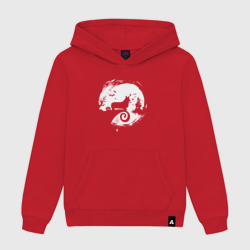 Женская толстовка хлопок Полнолуние. Корги